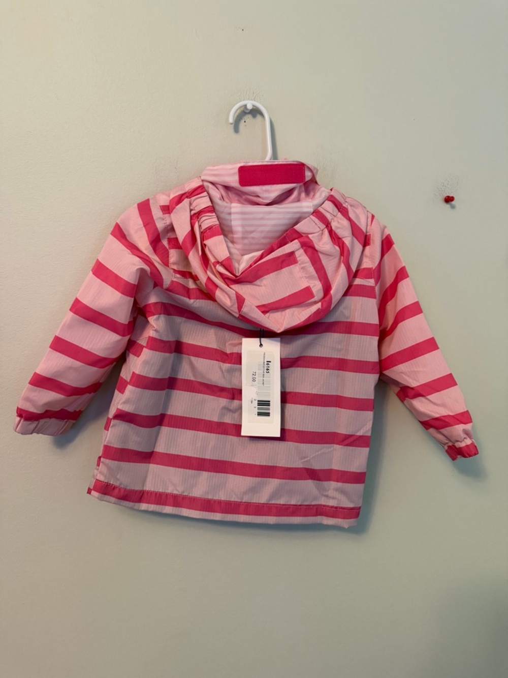 Prodoh Pink Striped Rain Jacket - Picture 3 of 4